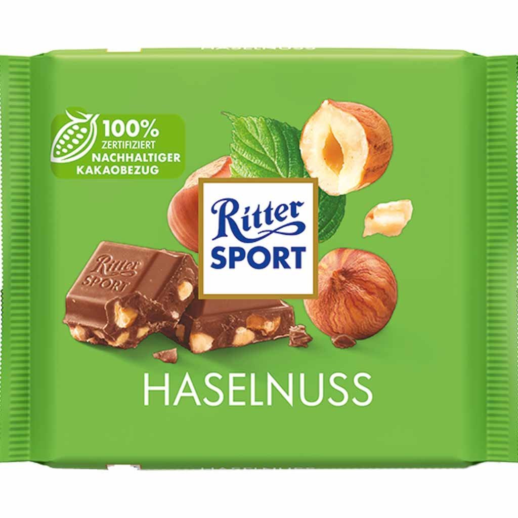 RITTER SPORT, HASELNUSS 12 CT