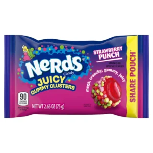 NERDS GUMMY , STRAWBERRY PUNCH SHARE SIZE 12 CT