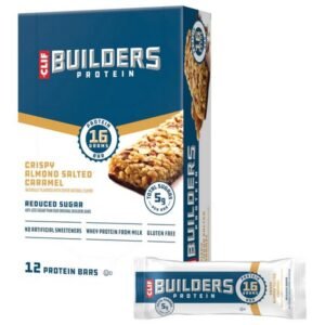 CLIF BUILDERS CRISPY ALMOND SALTED CARAMEL 12 CT