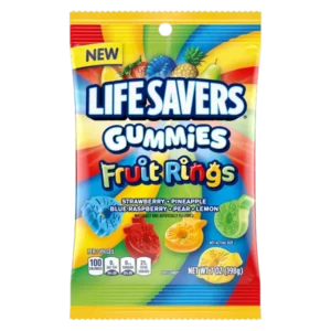 LIFESAVERS GUMMIES 7 OZ FRUIT RINGS  12 CT