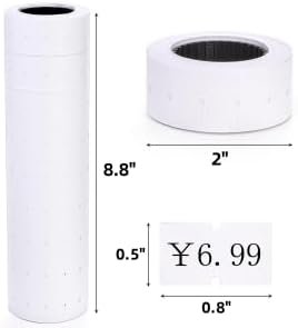 1 LINE PRICE ROLL 10 CT (WHITE)