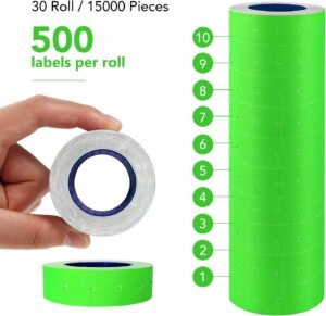 1 LINE PRICE ROLL 10 CT (GREEN)