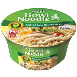 PALDO BOWL NOODLE HOT & SPICY CHICKEN FLAVOR 12 CT