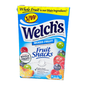 WELCH'S FRUIT MIXED FRUIT SNACKS  X 0.5OZ X 24CT