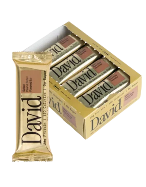 DAVID SALTED PEANUT BUTTER PROTEIN BAR 2.19 X 12 CT