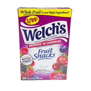 WELCH'S FRUIT BERRIES N' CHERRIES  SNACKS 0.5OZ X 24 CT