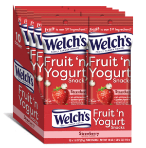 WELCHE'S FRUIT 'N STRAWBERRY YOUGRT  1.8 OZ X 10 CT