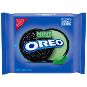 OREO MINT FLAVOR COOKIES FAMILY SIZE 14.03OZ