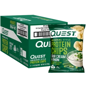 QUEST CHIPS SOUR CREAM & ONION  1.1 OZ X 8 CT