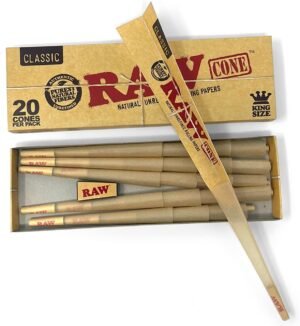 RAW CLASSIC CONE KING SIZE 20 CT