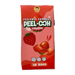 POCAS PEELABLE GUMMIES STRAWBERRY 10 CT