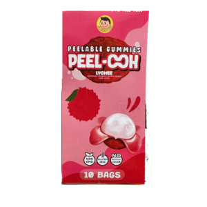 POCAS PEELABLE GUMMIES LYCHEE 10 CT