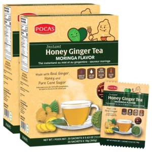# HONEY GINGER TEA, MORINGA 20 CT
