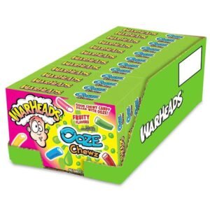 WARHEADS OOZE CHEWZ , 3 OZ 12 CT THEATER BOX,