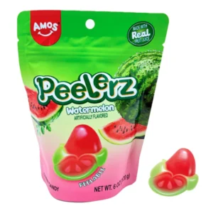 AMOS PEELERZ GUMMY WATERMELON 6 OZ X12 CT