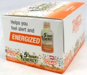 5- HOUR ENERGY DRINK, EXTRA CONFETTI CRAZE/ BIRTHDAY CAKE  12 CT