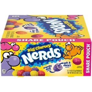 NERDS BIG CHEWY SHARE-SIZE 4 OZ 12 CT