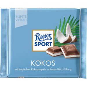 RITTER SPORT, (KOKOS) COCONUT/MILKCREME 12 CT