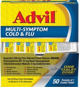 ADVIL MULTI SYMPTOM COLD & FLU 50 CT