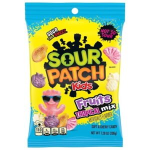 SOUR PATCH KIDS FRUIT TROPICAL MIX 3.08 OZ 12 CT
