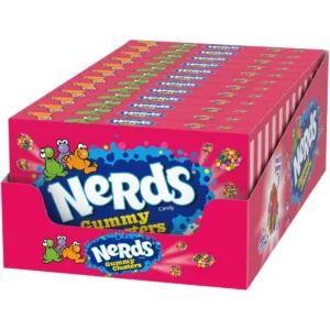 NERDS GUMMY CLUSTERS RAINBOW THEATER BOX , 3 OZ 12 CT