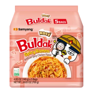 BULDAK BAG SPICY RAMEN (ROSE) NOODLE  PRUPLE 5.11oz x 5