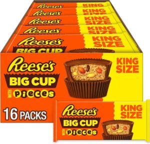 REESE'S, PEANUT BUTTER CUP PIECES KING SIZE 24 CT