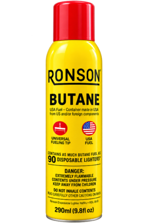 RONSON, BUTANE FUEL 9.8 OZ (LARGE)