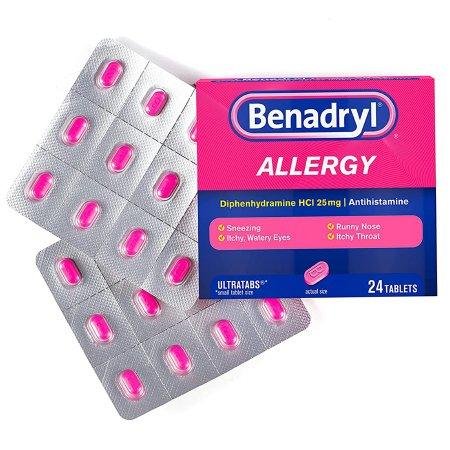 BENADRYL ALLERGY 24 TABLETS