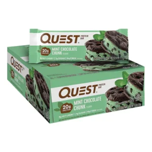 QUEST , PROTEIN BAR MINT CHOCOLATE CHUNK  12 CT