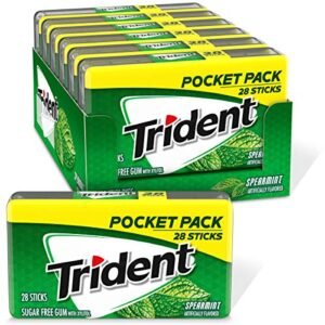 TRIDENT SPEARMINT POCKET MEGA PACK 6 CT