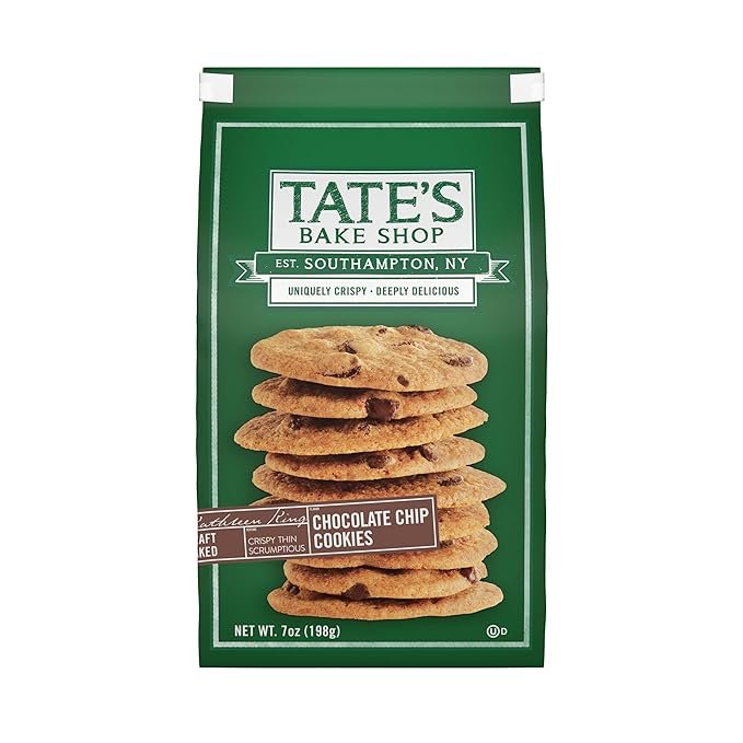 TATES BAKE SHOP CHOCOLATE CHIP COOKIES, 7 OZ