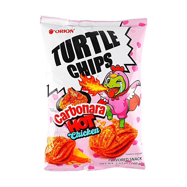 TURTULE CHIPS CARBONARA HOT CHICKEN 5.64 OZ