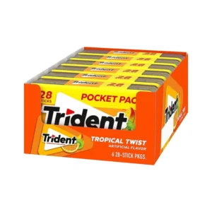 TRIDENT TROPICAL TWIST POCKET MEGA PACK 6 CT