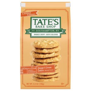 TATE'S BAKE SHOP (ORANGE & CREAM) COOKIES, 7 OZ
