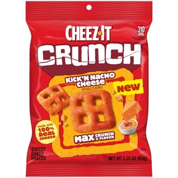 CHEEZ IT CRUNCH KICK'N NACHO CHEESE 2.25 OZ X 6