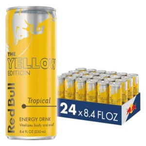 RED BULL, TROPICAL (YELLOW) EDITION SUGAR FREE 24 - 8.4 OZ