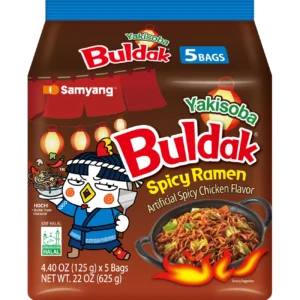 BULDAK BAG SPICY CHICKEN YAKISOBA NOODLE 5.11oz x 5