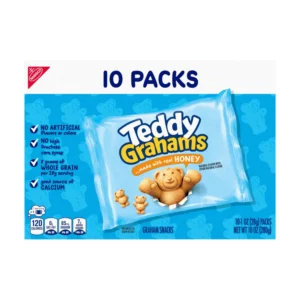 TEDDY GRAHAMS HONEY SNACK 10 PACK
