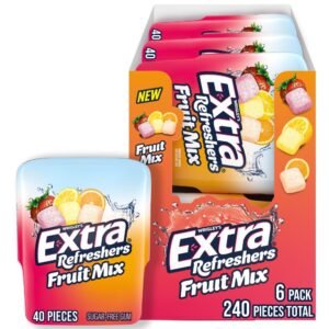 WRIGLEYS EXTRA REFRESHERS FRUIT MIX   10 CT