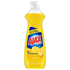 # AJAX DISH LIQUID LEMON , 12.4 OZ 20 CT