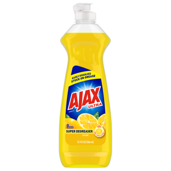 # AJAX DISH LIQUID LEMON , 12.4 OZ 20 CT