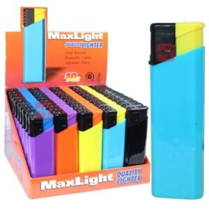 MAXLIGHT TOURCH LIGHTER 50 CT (WIND PROVE)