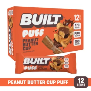 BUILT PROTEIN BAR PUFF PEANUT BUTTER CUP 12 CT