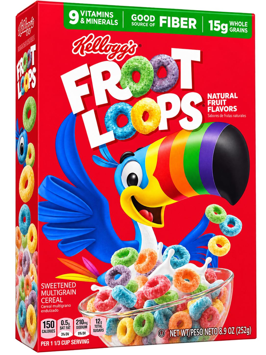 KELLOGGS CERAL , FROOT LOOPS 1 CT