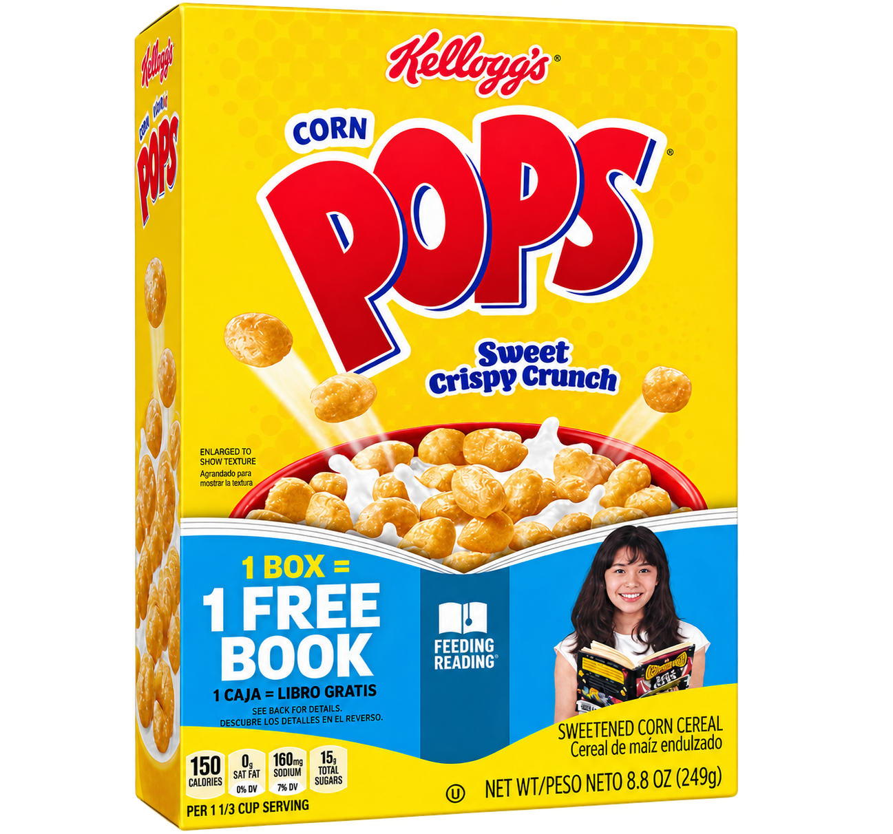 KELLOGGS CEREAL , CORN POPS 1 CT
