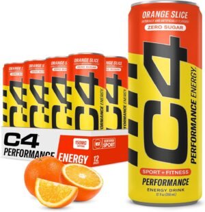 C4 ENERGY DRINK ORANGE SLICE  16 OZ X 12 CT