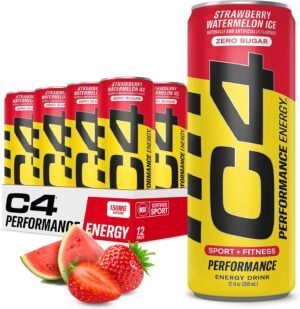 C4 ENERGY DRINK STRAWBERRY WATERMELON ICE 16 OZ X 12 CT