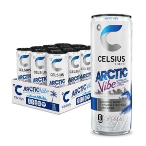 CELSIUS ENERGY DRINK ARTIC VIBE  12 OZ X 12 CT