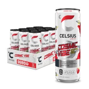 CELSIUS ENERGY DRINK COSMIC VIBE 12 OZ X 12 CT
